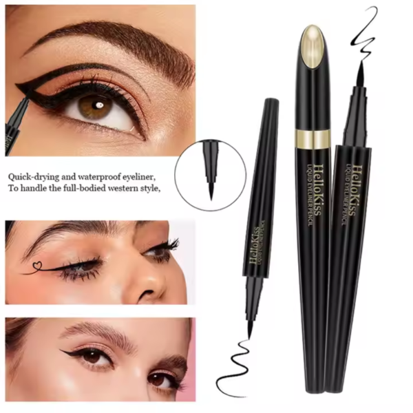 Liquid eyeliner private label oem odm water activated 0.01mm tip magnetic water proof eyeliner pen - Image 2